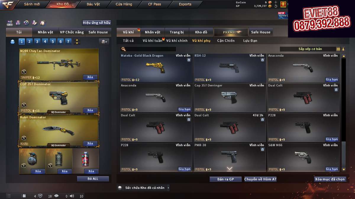 shop acc cf uy tin gia re
